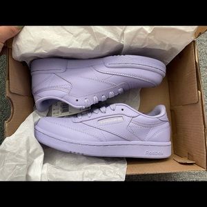 brand new never worn purple reeboks